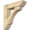 Ekena Millwork Legacy Slat Rough Sawn Bracket w/ Offset Brace, Douglas Fir, 8"W x 32"D x 32"H BKT0806X32X32LEC06RDF - alternate 1
